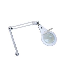 Opticlar  Vera Magnifying LED Lamp White With Clamp