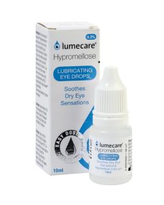 Lumecare Hypromellose Eye Drops 0.3% – Preservative-Free Relief for Dry Eyes, 10ml [Pack of 1]