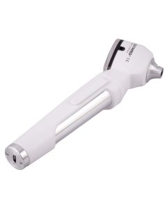 LuxaScope Auris LED 3.5v Otoscope With Li-Ion Battery, USB Charger & Hard Case – White [Pack of 1]