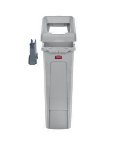 Rubbermaid Slim Jim Recycling Station Kit Grey 87 Litre [Pack of 1]