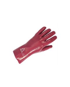KeepSafe Red PVC Gauntlet 35cm [Pack of 1]