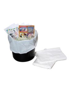 White Heavy Duty Swing Bin Liner 13x23x30" [Pack of 500]