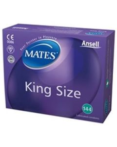 Mates King Size Condoms Clinic Pack [Pack of 144]