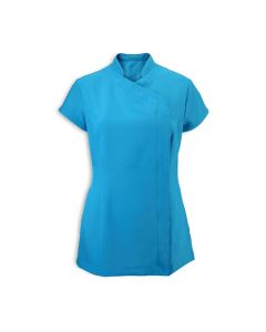 Women's asymmetrical zip tunic