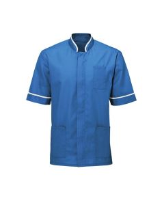 Men's Mandarin Collar Tunic Hospital blue Colour