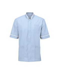 Men's Mandarin Collar Tunic Pale Blue Colour