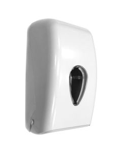 Nofer Commercial Wall Mounted Toilet Paper Dispenser - White [Pack of 1]
