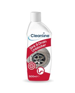 Cleanline Sink & Drain Unblocker 500ml [Pack of 12]