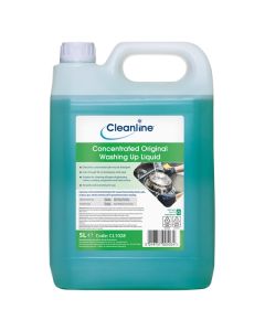 Cleanline Concentrated Original Washing Up Liquid 5 Litre [Pack of 1]