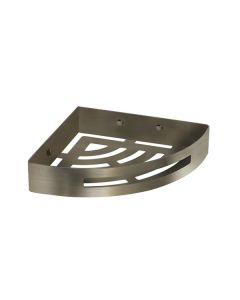 Gedy Nerva Corner Shower Basket - Brushed Stainless Steel [Pack Of 1]
