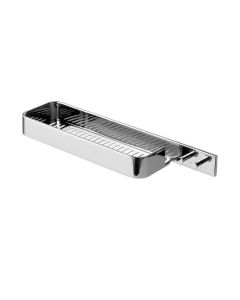 Gedy Il Giglio Rectangular Shower Basket With Hooks [Pack Of 1]
