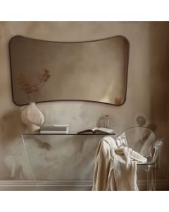 Origins Living Delphine Mirror 120 x 70cm - Brushed Bronze [Pack of 1]