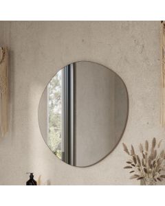 Origins Living Oslo Organic Mirror - Brushed Bronze - Available in 2 Sizes [Pack of 1]