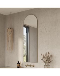 Origins Living Oslo Arch Mirror - Brushed Brass - Available in 2 Sizes [Pack of 1]
