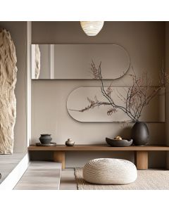 Origins Living Oslo Arch Mirror - Brushed Bronze - Available in 2 Sizes [Pack of 1]