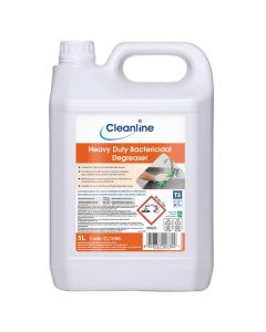 Cleanline Heavy Duty Bactericidal Degreaser 5 Litre [Pack of 4]