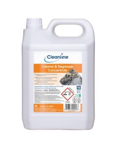 Cleanline Cleaner & Degreaser Concentrate 5 Litre [Pack of 4]