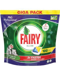 Fairy Professional All In One Dishwasher Tablets Lemon 100 Tabets [Pack of 2]