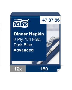 Tork Dinner Napkin Dark Blue [Pack of 1800]