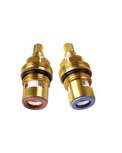 Mark Vitow Quarter turn tap valves - 18 spline [Pack of 2]