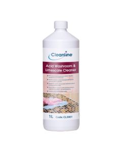 Cleanline Acid Washroom & Limescale Cleaner 1 Litre [Pack of 6]