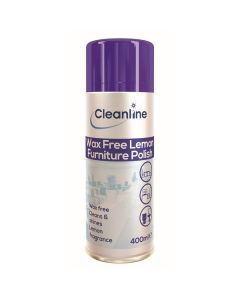 Cleanline Wax Free Lemon Furniture Polish 400ML [Pack of 12]