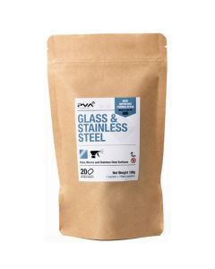 PVA Hygiene Glass & Stainless Steel Cleaner Sachets [Pack of 20]