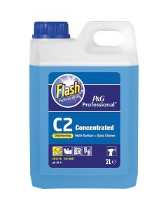 Flash Professional C2 Disinfecting Multi Surface & Glass Cleaner [Pack of 2]