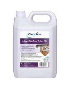 Cleanline Uniseal Plus Floor Polish 25% 5 Litre [Pack of 1]