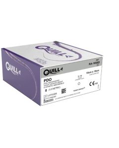 PDO VIOLET 0 10X10CM TAPER STRAIGHT 33MM [Pack of 12]