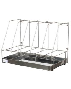 Bristol Maid Rack - Drainage - Stainless Steel - 5 Bedpans