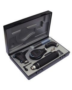 Riester 3753 Perfect E.E.N.T. Ri-Scope Set with Ophthalmoscope, F.O. Tongue Blade Holder 2.5V HL
