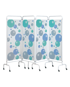 Four Panel Screen - Bubble Design [Pack of 1]
