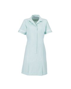 Striped Dress Aqua/white Colour