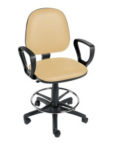 Sunflower Gas-lift Chair with Arms and Foot Ring [Pack of 1]