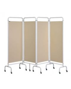 Sunflower Four Panel Screen - Beige [Pack of 1]