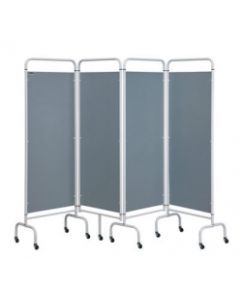 Sunflower Four Panel Screen - Silver [Pack of 1]