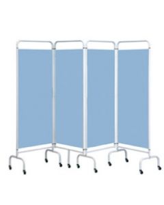 Sunflower Four Panel Screen - Sky Blue