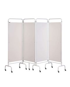 Sunflower Four Panel Screen - White [Pack of 1]