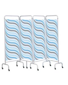 Sunflower Four Panel Screen - Wave