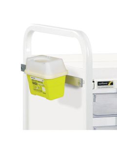 Sunflower Sharps Box Holder (Frontier) 2 & 3 Litre Including Medirail SUN-WDT/SBOX3 [Pack of 1]