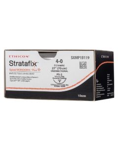 SXMP1B119 - 4-0 STRATAFIX SPIRAL MONOCRYL PLUS UNDYED 70CM PS-2 [Pack of 12]