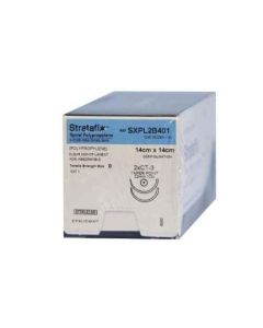 SXPL2B401 - 0 STRATAFIX SPIRAL POLYPROPYLENE UNDYED 14CM X14CM CT-3 BIDIRECTIONAL [Pack of 12]