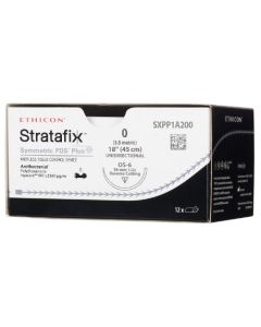 SXPP1A200 - 0 STRATAFIX SYMMETRIC PDS PLUS VIOLET 45CM OS-6 [Pack of 12]