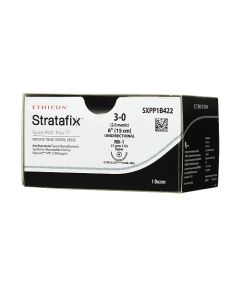 SXPP1B422 - 3-0 STRATAFIX SPIRAL PDS PLUS VIOLET 15CM RB-1 [Pack of 12]