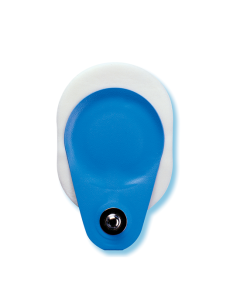 Ambu Blue Sensor T Electrodes, Wet Gel, Oblong shape Foam Backing 48x35mm, 4mm Connector [Pack of 25]