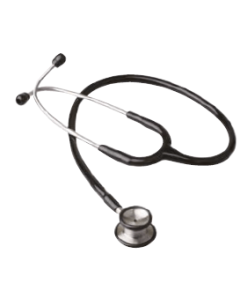 Diamond Adult Stethoscope (Black) Foamed Lined Box