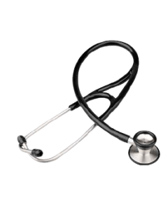 Cardiology Adult Stethoscope (Black) Foamed Lined Box