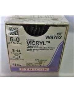 W9752 - VICRYL UND 45CM M0.7 [Pack of 12]