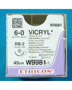 W9981 - VICRYL UND 45CM M0.7 [Pack of 12]